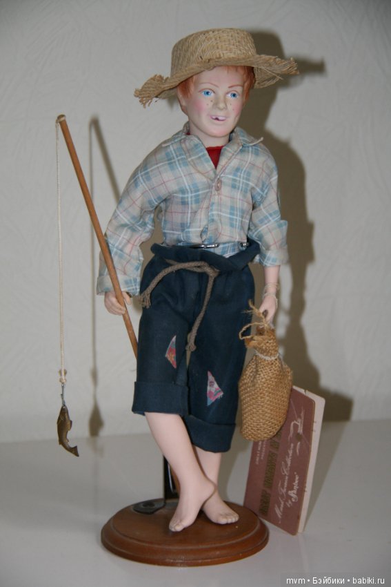 Марк Твен и Гекльберри Финн/ Цена за 2 куклы (фото 8)