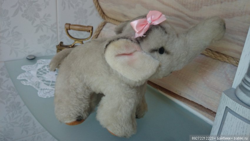 Винтажный слоник — Игрушки для детей (фото 3)
