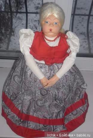 Новая кукла баба Дуня на самовар "Кругозор" с коробкой, СССР (фото 2)