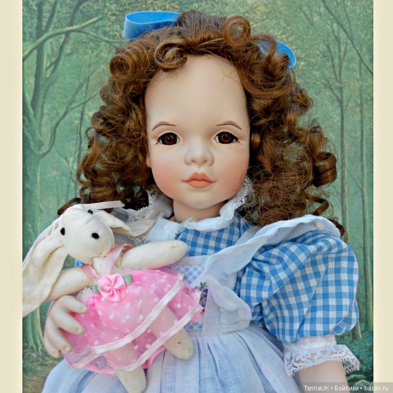 Прекрасная кукла Gwendolyn со своим любимым зайчиком (фото 2)