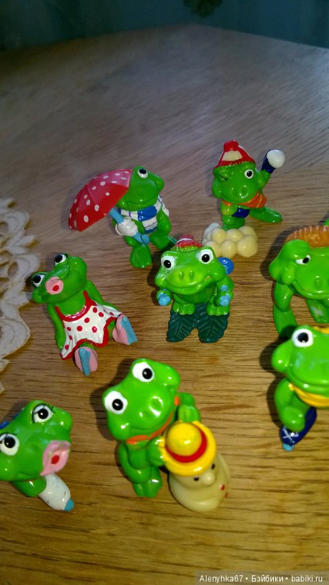 Лягушата из коллекции киндер-сюрприз (фото 4)