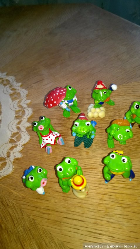 Лягушата из коллекции киндер-сюрприз (фото 6)