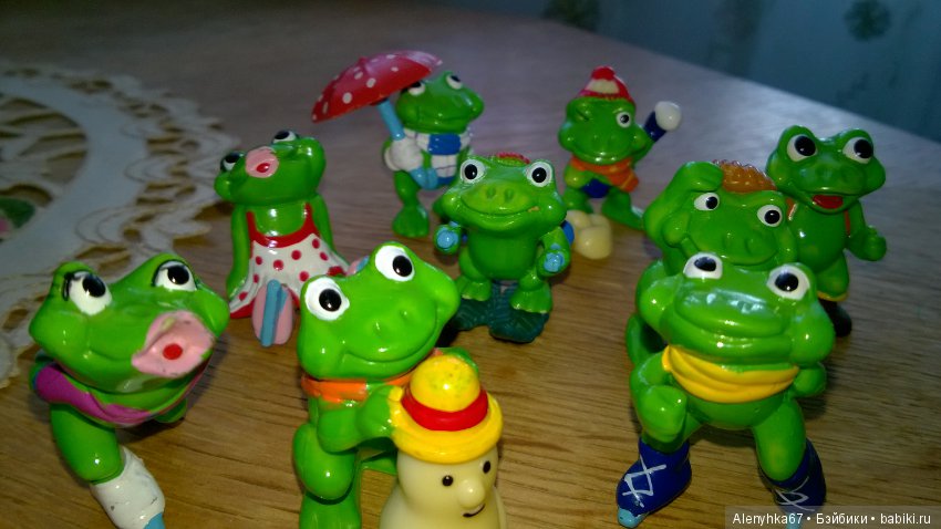 Лягушата из коллекции киндер-сюрприз (фото 2)