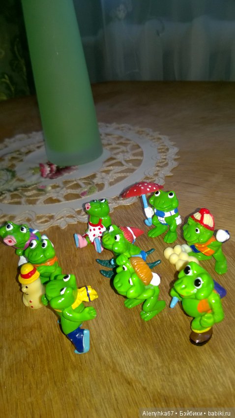 Лягушата из коллекции киндер-сюрприз (фото 3)