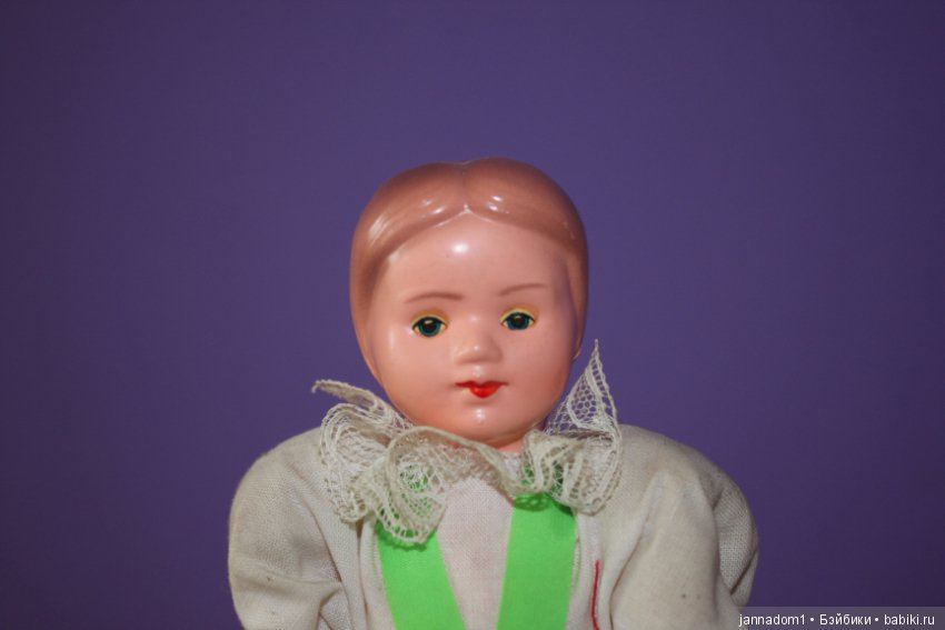 Винтажная парочка с рельефными волосами, родом из Чехословакии (фото 6)