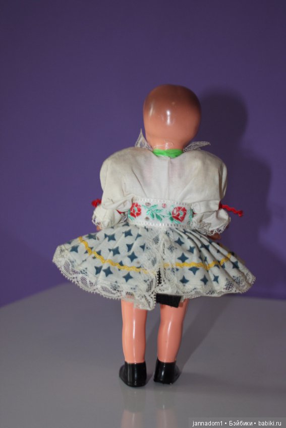 Винтажная парочка с рельефными волосами, родом из Чехословакии (фото 8)