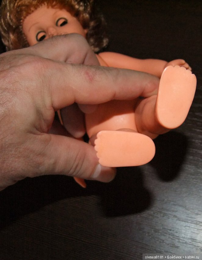 Винтажная немецкая резиновая кукла Elsterwerda