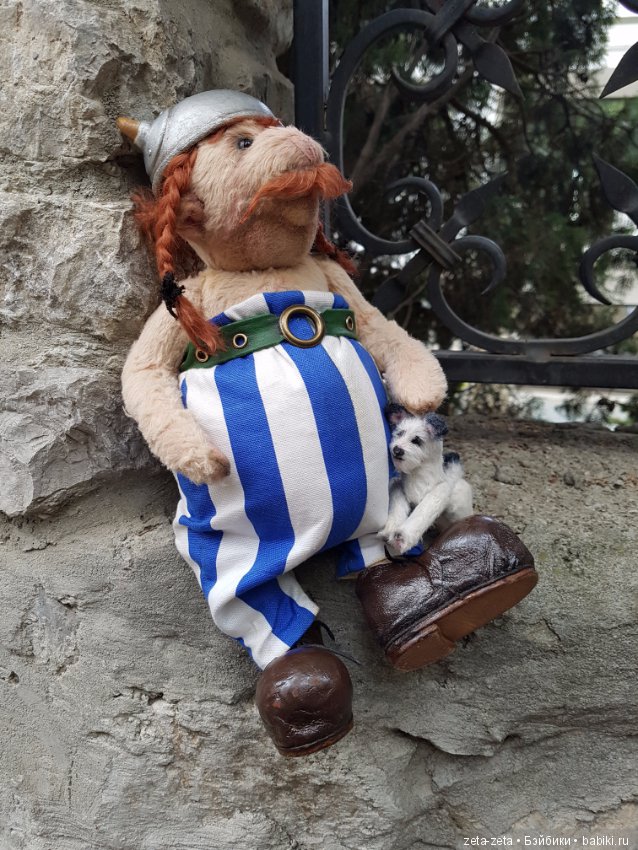 Мишка-тедди Обеликс и его собачка Идефикс (фото 6)