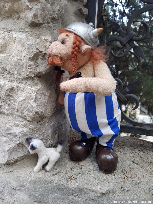 Мишка-тедди Обеликс и его собачка Идефикс (фото 3)