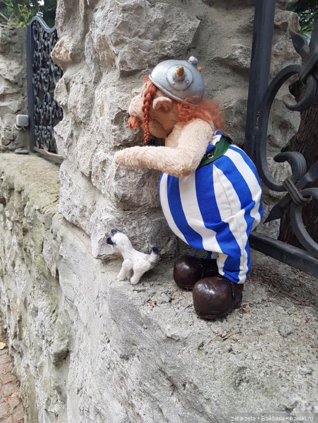 Мишка-тедди Обеликс и его собачка Идефикс (фото 4)