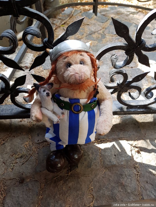 Мишка-тедди Обеликс и его собачка Идефикс (фото 7)