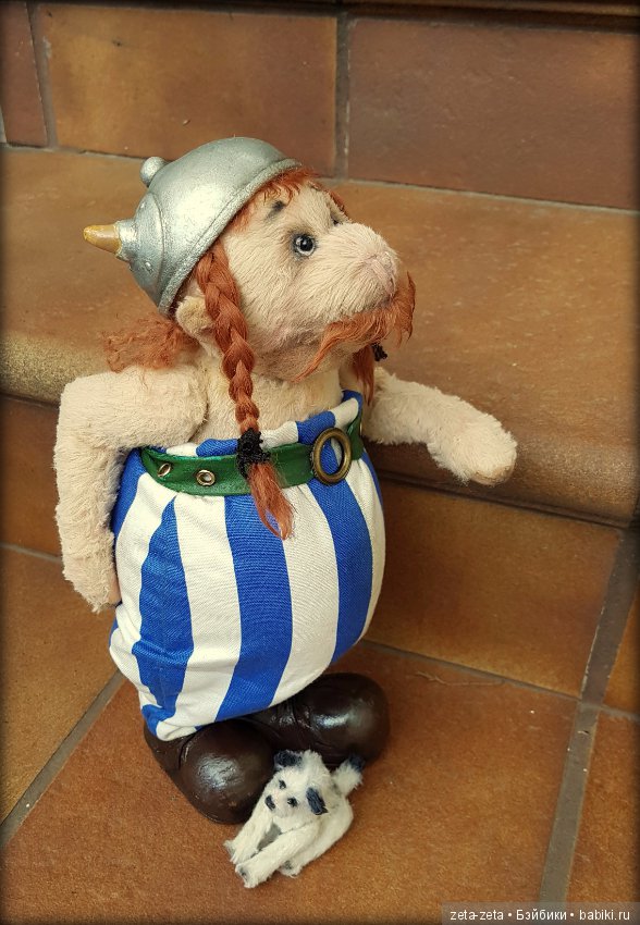 Мишка-тедди Обеликс и его собачка Идефикс (фото 9)