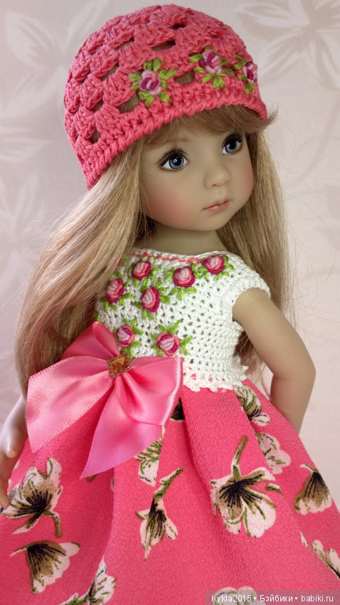 Розовый наряд ля куклы от Dianna Effner (фото 2)