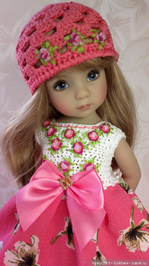 Розовый наряд ля куклы от Dianna Effner (фото 6)