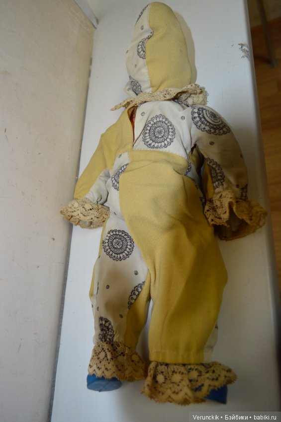 Кукла СССР "Клоун", Московский "Кругозор".Клеймо "cлоник".Замечательный и забавный (фото 5)