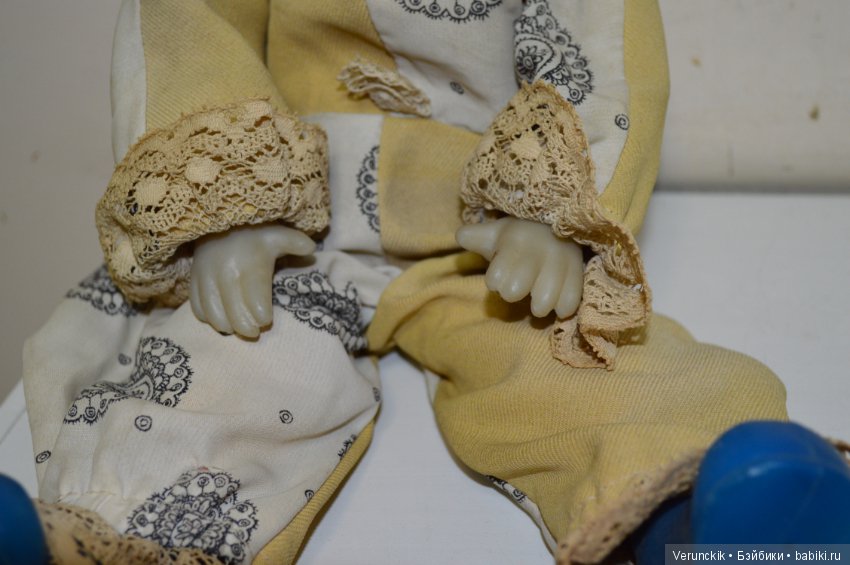 Кукла СССР "Клоун", Московский "Кругозор".Клеймо "cлоник".Замечательный и забавный (фото 8)