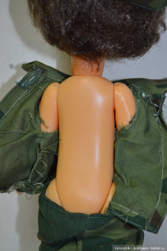 Кукла СССР , Свердловская фабрика игрушек "Военнослужащая СССР ",из серии (Профессии ) (фото 6)