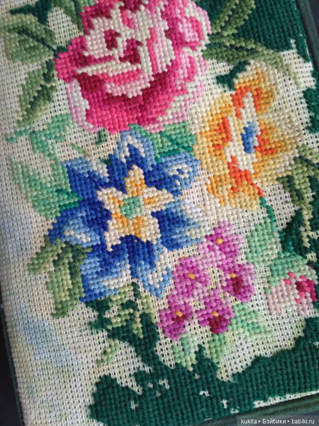 Чемоданчик сумочка винтажная для кукольного интерьера (фото 4)