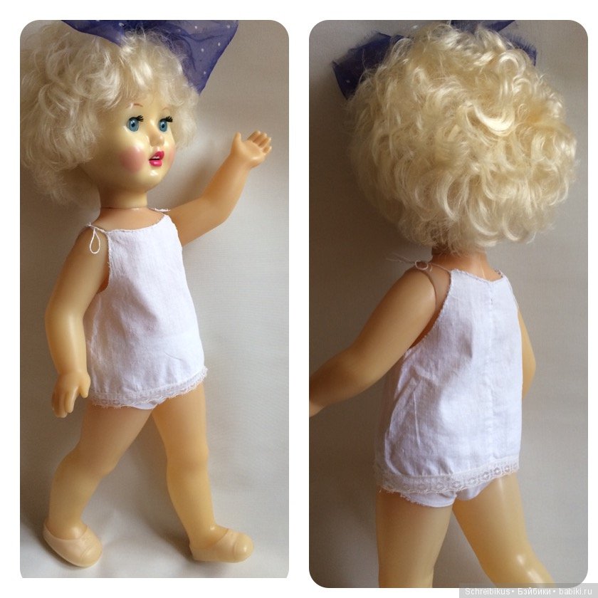 Кукла СССР/ Люда с зубками/ Саратовская ф-ка игрушки (фото 3)