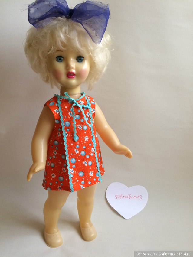 Кукла СССР/ Люда с зубками/ Саратовская ф-ка игрушки (фото 6)