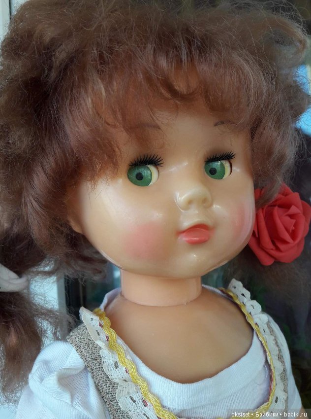 Купить куклу марины. Советская кукла с розовыми волосами.