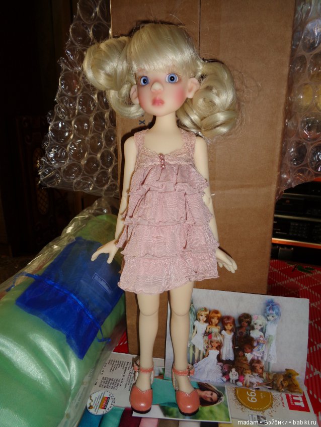 Лайла, девочка, fair skin, 35 см, БЖД от Kaye Wiggs, базовый вариант (фото 10)