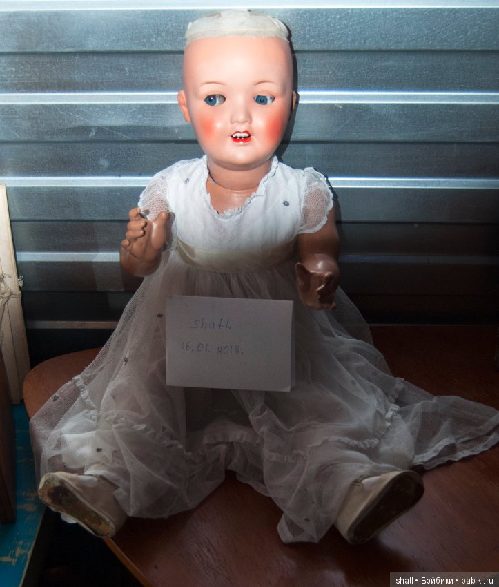 Винтажная кукла фабрики Sonneberger Porzellanfabrik клеймо 3066/15 (фото 10)