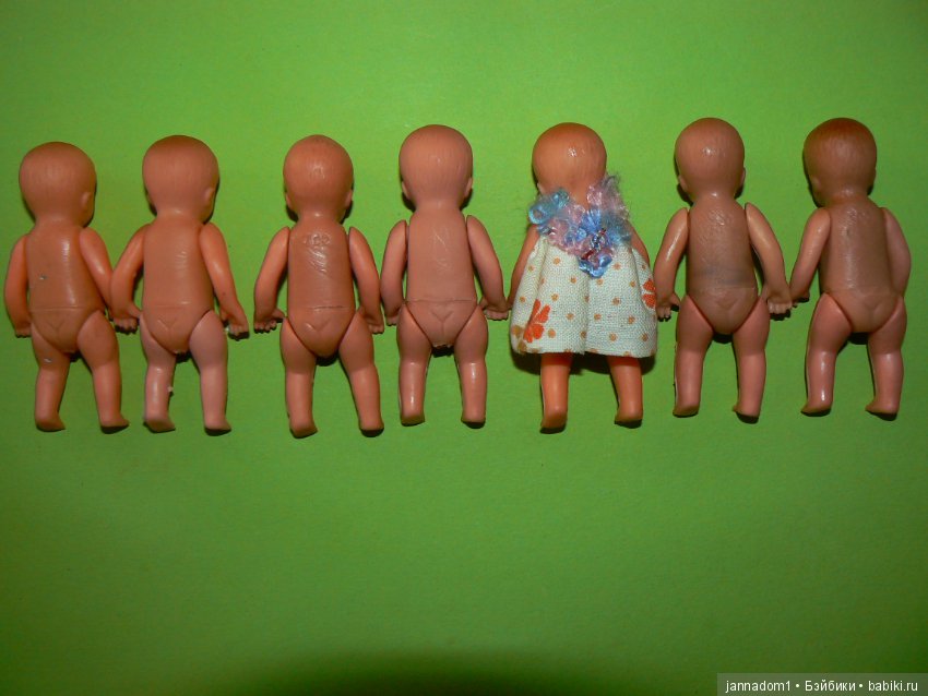 Резиновые пупсики Тебу, высота 7 см (фото 8)