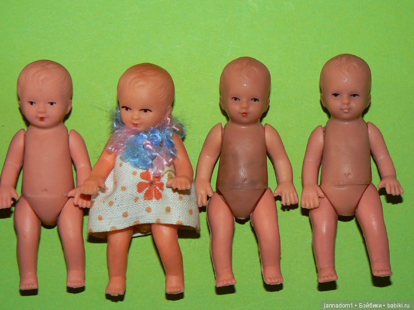 Резиновые пупсики Тебу, высота 7 см (фото 3)