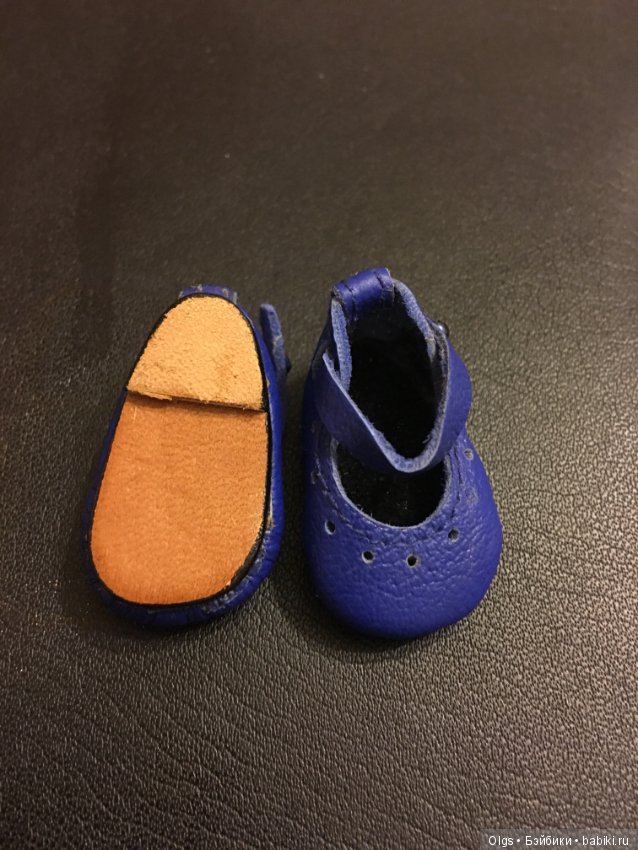 Фирменные туфельки Boneka из натуральной кожи для маленьких куколок (фото 3)