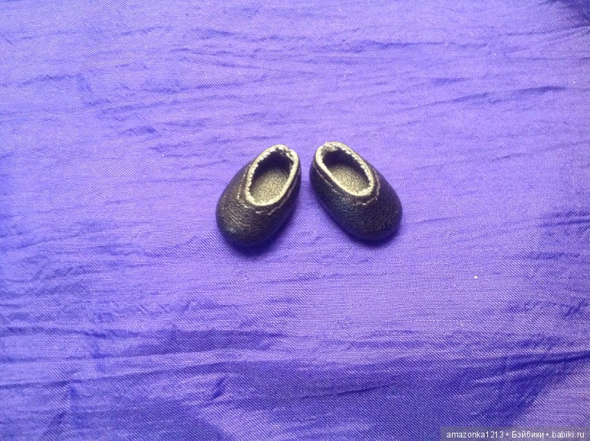 Обувочка для кукол с ножкой от 1см до 2,5 см, туфли на ножку до 4,5 см (фото 3)