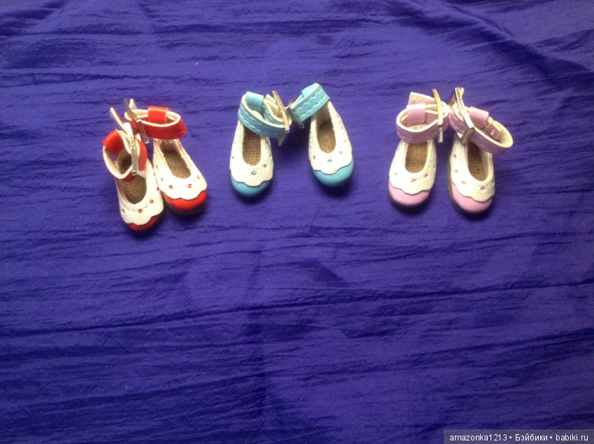 Обувочка для кукол с ножкой от 1см до 2,5 см, туфли на ножку до 4,5 см (фото 5)