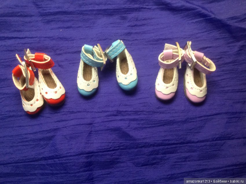 Обувочка для кукол с ножкой от 1см до 2,5 см, туфли на ножку до 4,5 см (фото 6)