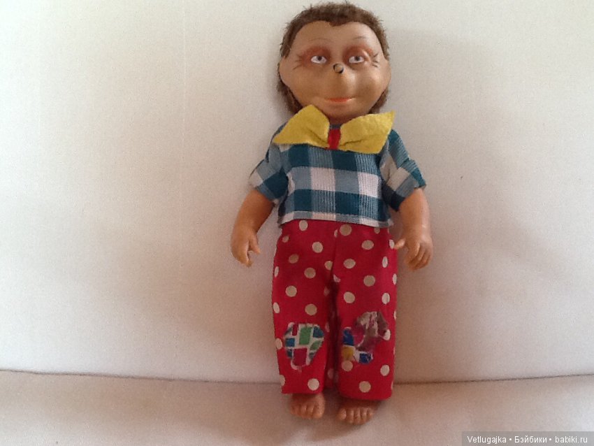 Большой ежик . ГДР — Винтажные куклы и игрушки детства (фото 6)