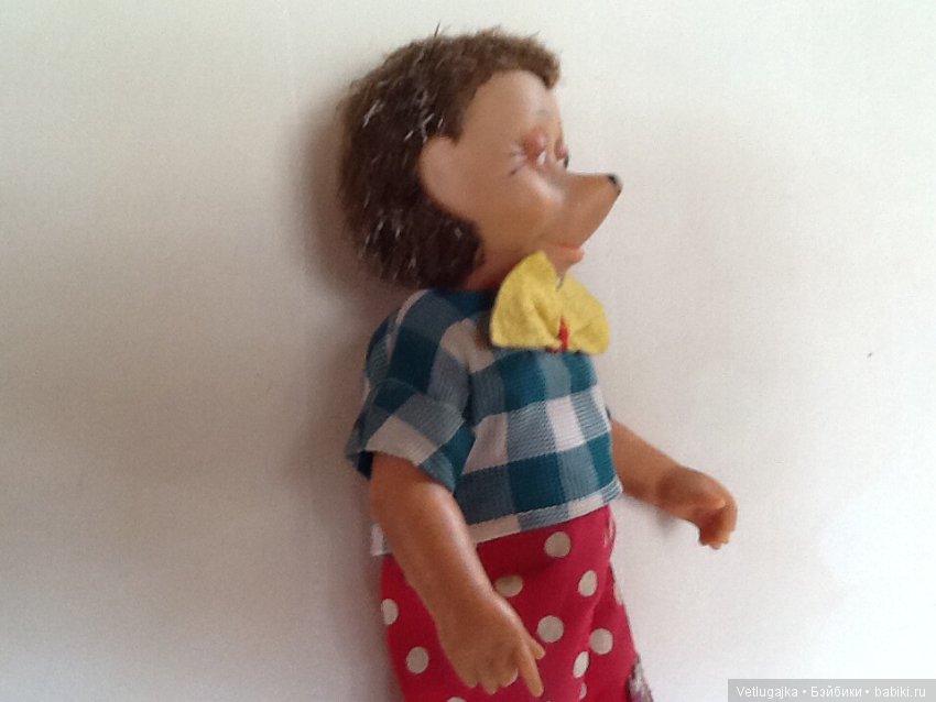 Большой ежик . ГДР — Винтажные куклы и игрушки детства (фото 7)