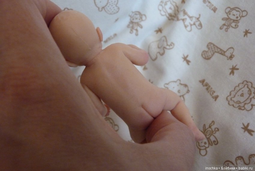 Силиконовая девочка 11см — Авторские куклы (фото 4)