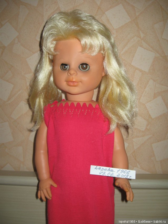 Большая кукла ГДР, 60 см — Винтажные куклы и игрушки детства (фото 3)