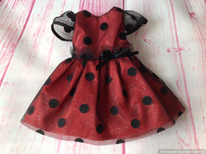 Оригинальный аутфит Ханны Божья коровка(Ladybug) 2018 г. от Готц(Gotz) (фото 2)