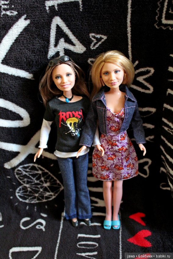 Barbie Olsen Mary Kate And Ashley(блондинка и брюнетка, взрослые 3 волна)
