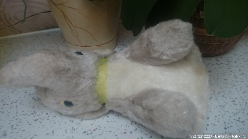 Плюшевый слоник СССР — Винтажные куклы и игрушки детства (фото 5)