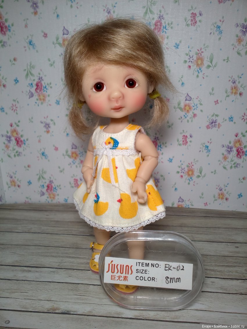 Глаза 8 мм, стекло EK-02 — Глаза для BJD (фото 2)