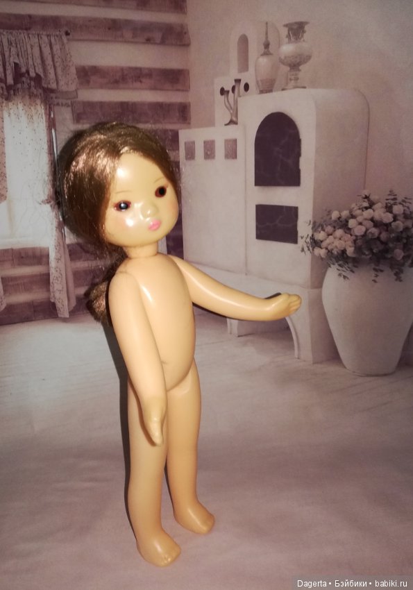 Кукла СССР в национальном костюме. Редкая! Горьковская фабрика игрушек "Мир" (фото 10)