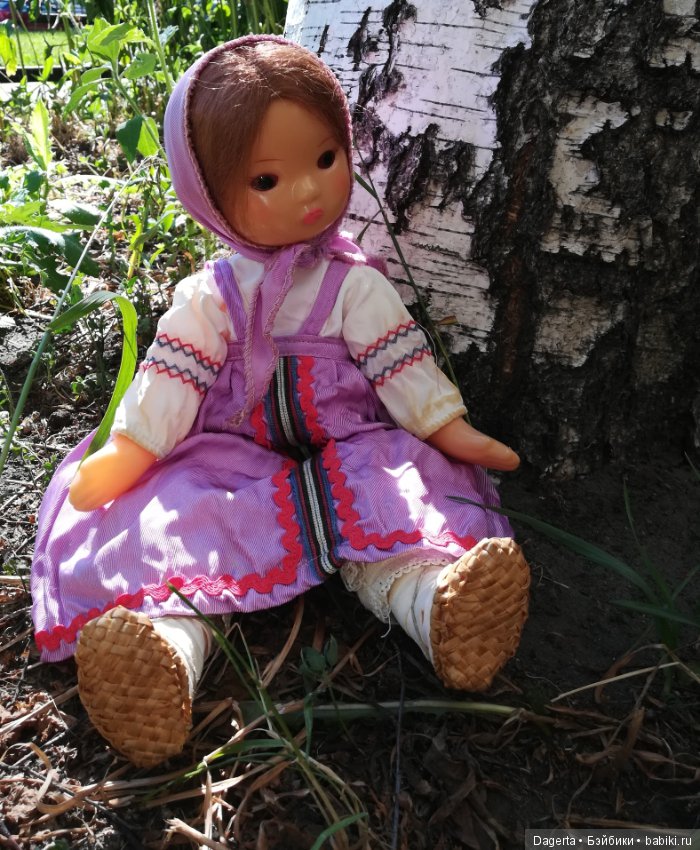 Кукла СССР в национальном костюме. Редкая! Горьковская фабрика игрушек "Мир" (фото 2)