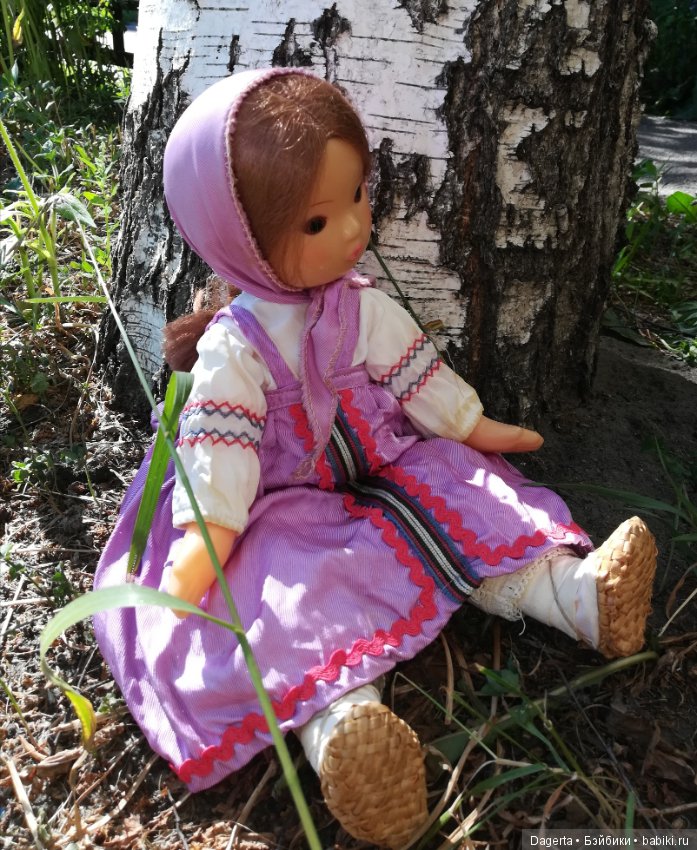 Кукла СССР в национальном костюме. Редкая! Горьковская фабрика игрушек "Мир" (фото 3)