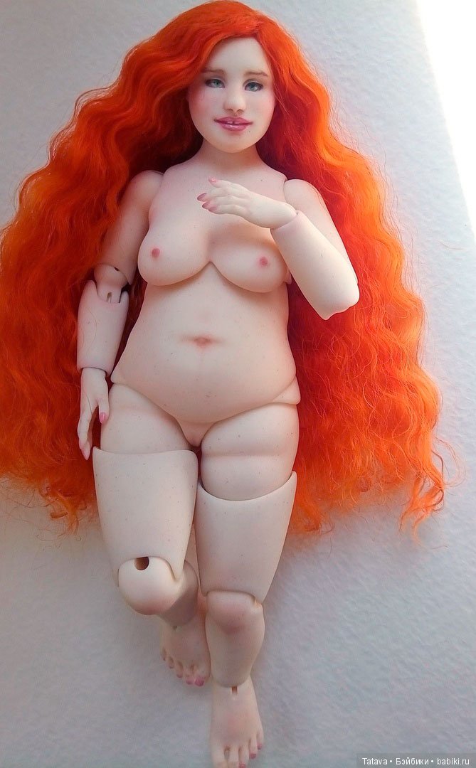 БЖД рыжая Пышка от Александры Соцковой с мейком от Мадам Бу (фото 3)