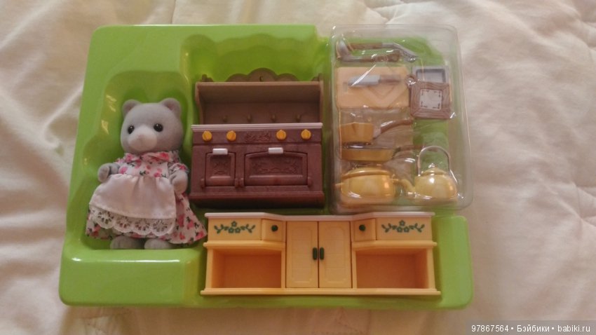 Sylvanian families кухня в коттедже