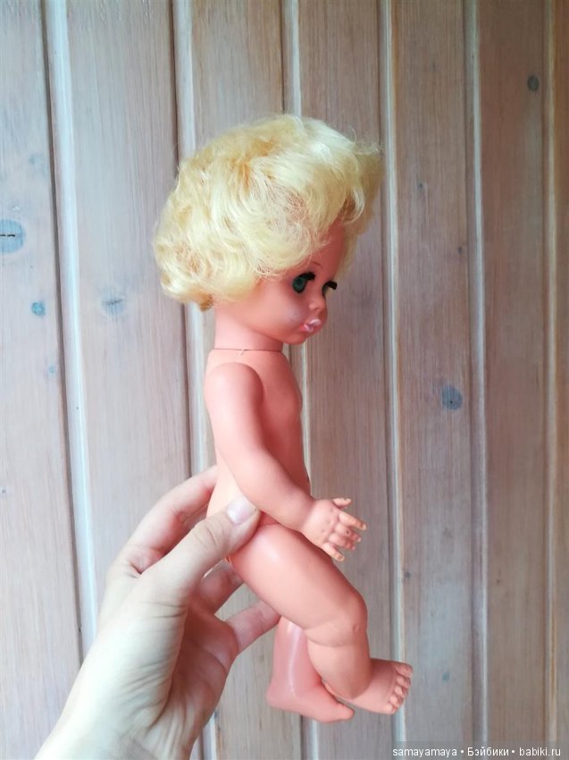 Редкая сердитая немочка, немецкая кукла, ГДР Ernstroda (фото 3)