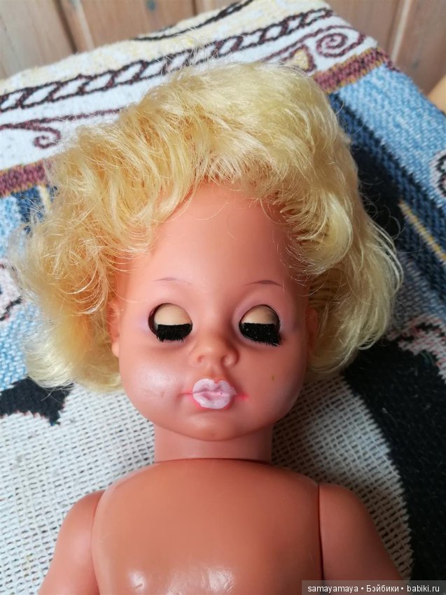 Редкая сердитая немочка, немецкая кукла, ГДР Ernstroda