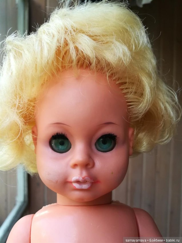 Редкая сердитая немочка, немецкая кукла, ГДР Ernstroda (фото 6)