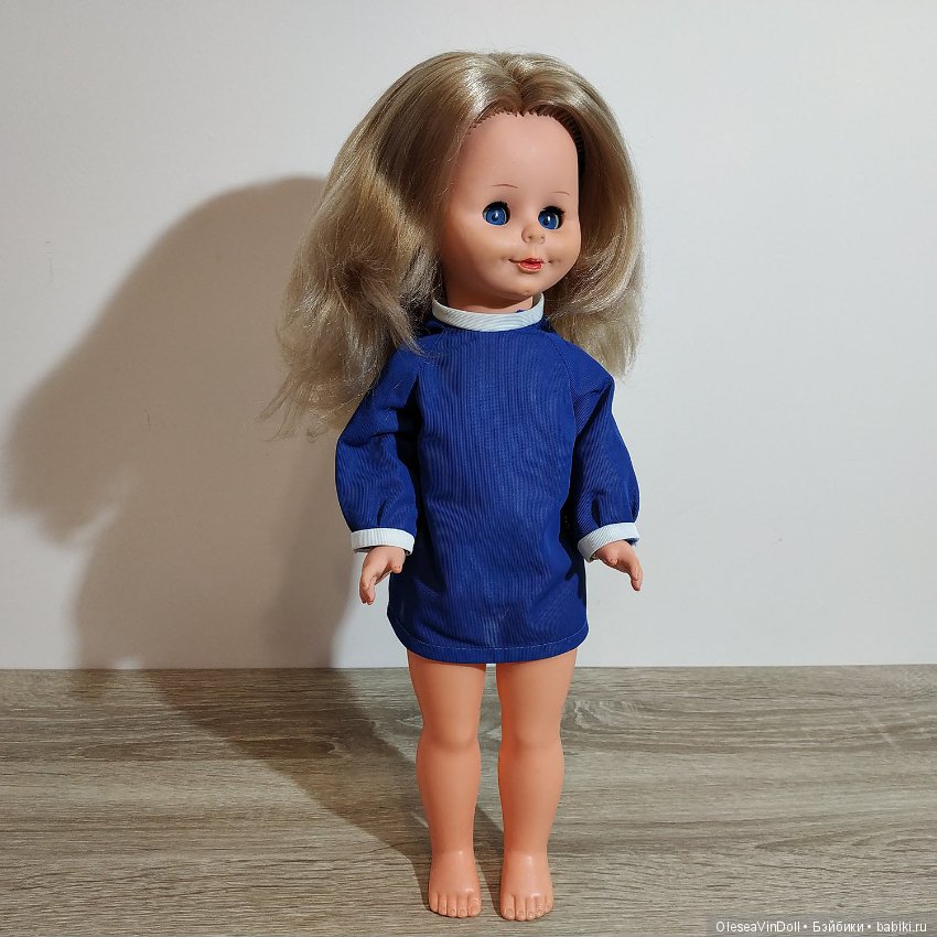 Улыбашка с ямочками. Винтажная немецкая кукла ГДР рост 40 см Sonni (фото 6)